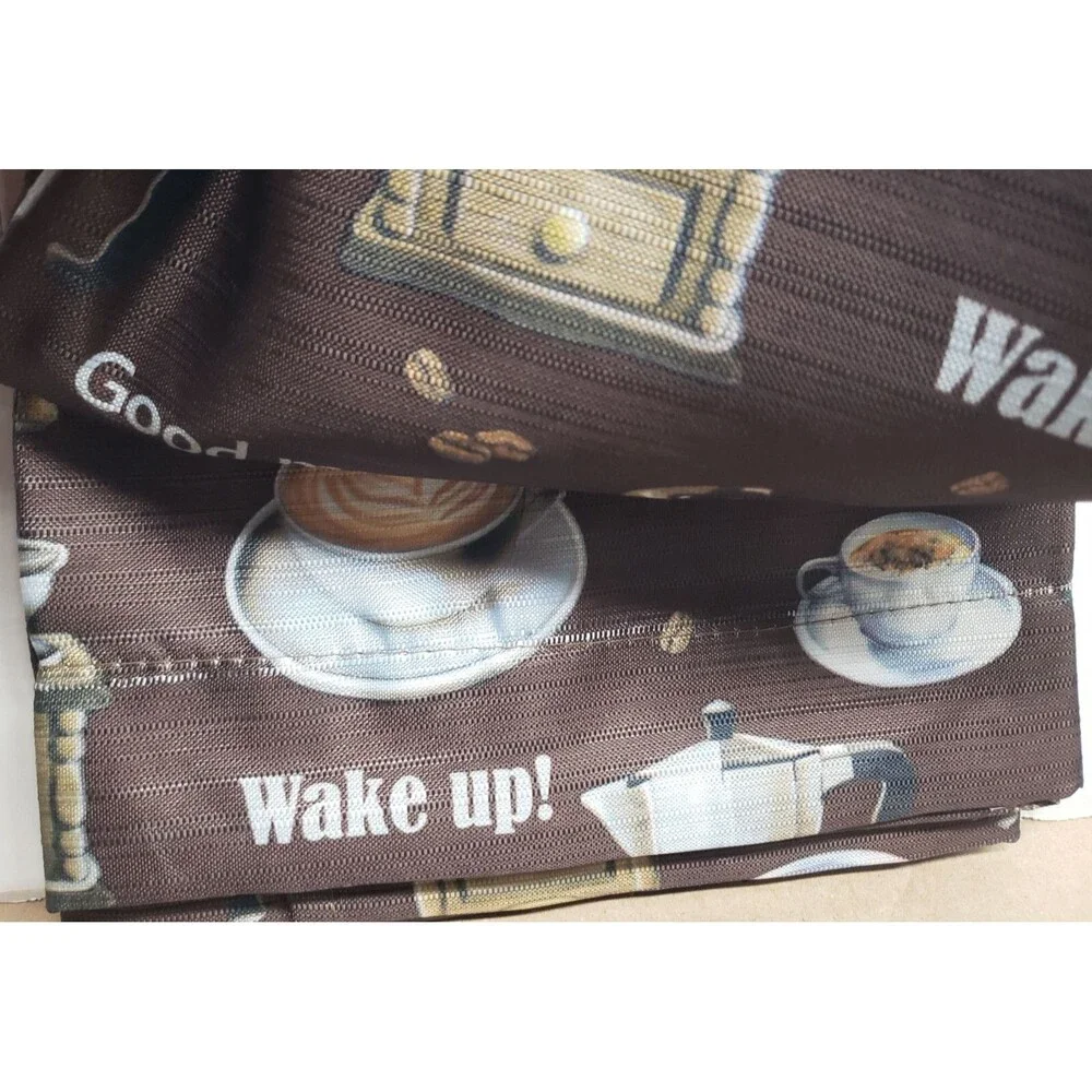 3pc. Kitchen Curtains Set:2 Tiers(26